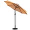 Flash Furniture Tan 9 FT Umbrella and Black Cement Base, 2 PC Set GM-402003-UB19B-TAN-GG - alternate 2